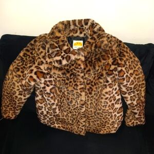 Beautiful leopard coat